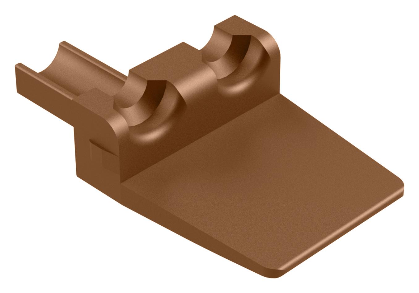 Amphenol Sine/tuchel Awp-2Pd Wedgelock, Brown, Thermoplastic, 2Pos