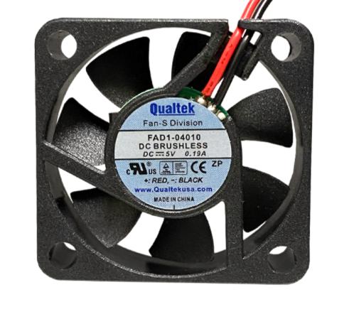 Qualtek Electronics Fad1-04010Cbhw11 Dc Axial Fan, 40Mm, 6.2Cfm, 26Dba