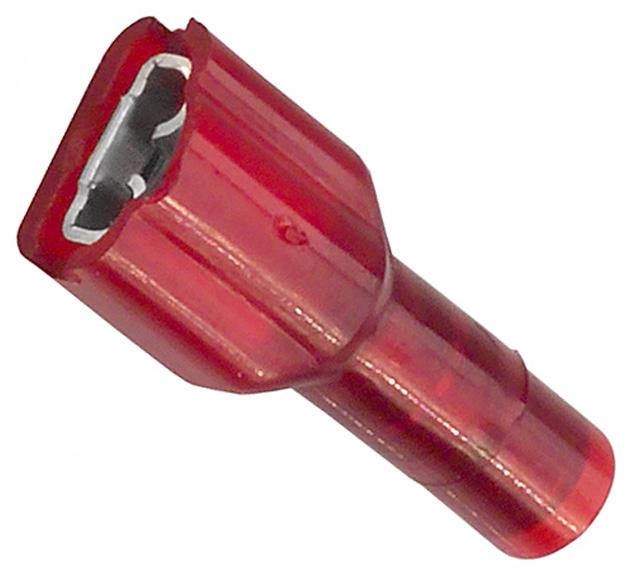 Panduit Dnf18-250-C Female Disconnect, 6.35Mm, 18Awg, Red