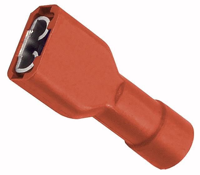 Multicomp Pro Mc29396 Terminal, Female Disconnect, 0.25In, Red