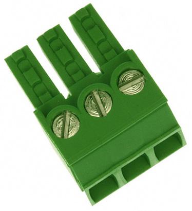 Buchanan - Te Connectivity 284507-3 Terminal Block Pluggable, 3 Position, 30-14Awg