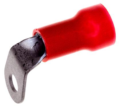 Amp - Te Connectivity 55654-1 Terminal, Ring Tongue, #10, Crimp, Red