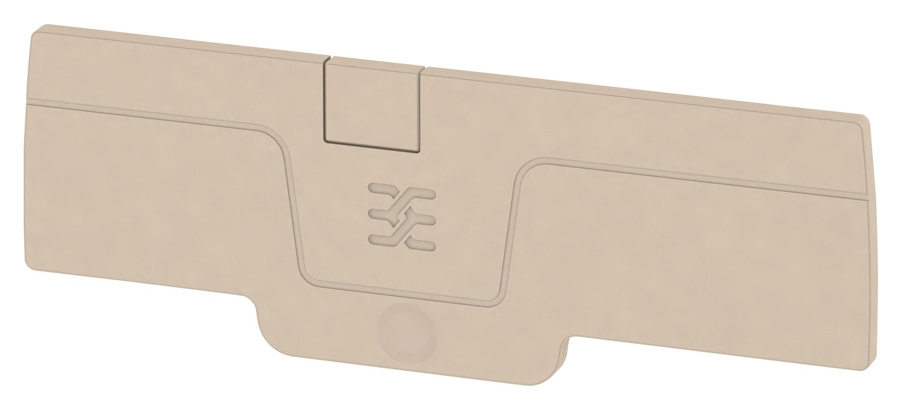 Weidmuller 1989970000 End Plate, Beige, Terminal Block