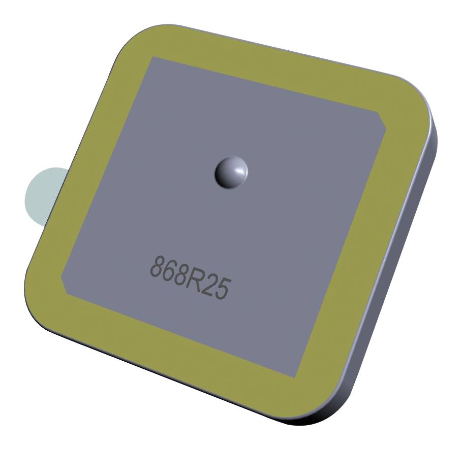 Abracon Apae868R2540Jbdb2-T. 868Mhz, 25*25*4Mm Rfid(Eu) Patch Antenna / Tray 47W0975