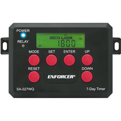 Seco-Larm Sa-027Wq 7-Day Timer, 12-24Vac/dc, Relay O/p