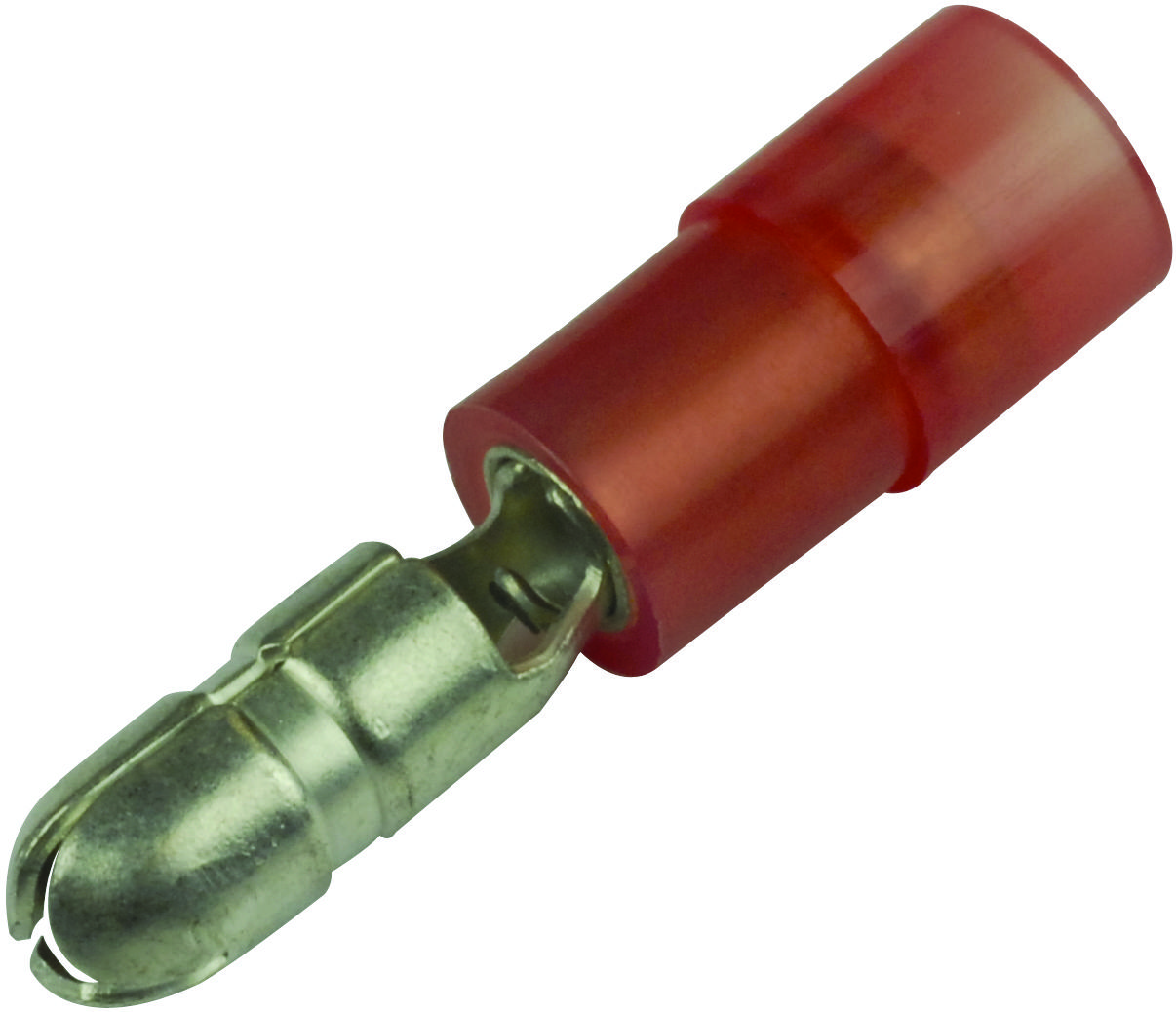 Multicomp Pro Mc29456 Terminal, Male Bullet, Crimp, Red