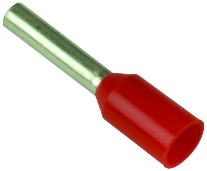 Panduit Fsd77-8-D Terminal, Wire Ferrule, 18Awg, Red