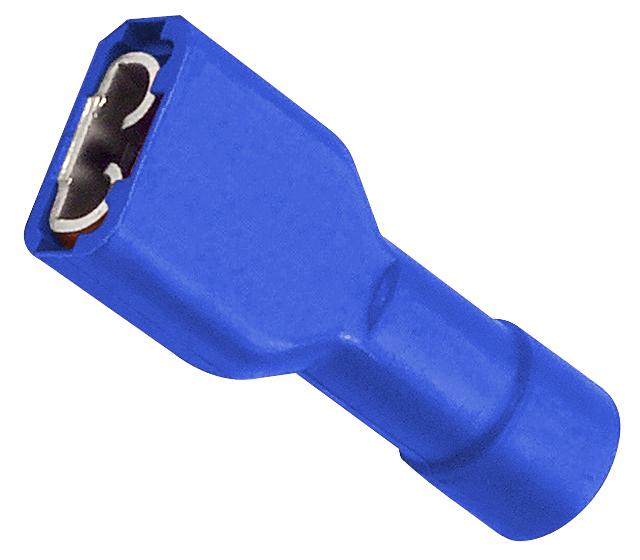 Multicomp Pro Mc29397 Terminal, Female Disconnect, 0.187In, Crimp, Blue