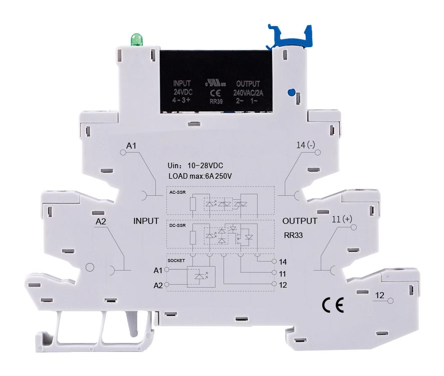 Multicomp Pro Mc002275 Ssr, 9.6Vdc-14.4Vdc, 4A, Din Rail