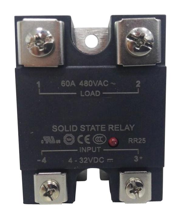 Multicomp Pro Mc002346 Solid State Relay, 25A, 0-12Vdc, Panel