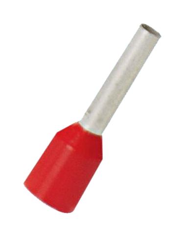 Panduit Fsdx77-8-D Terminal, Wire Ferrule, 18Awg, Red