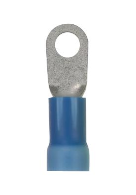 Panduit Pv6-10R-T Terminal, Ring Tongue, #10, 6Awg, Blue