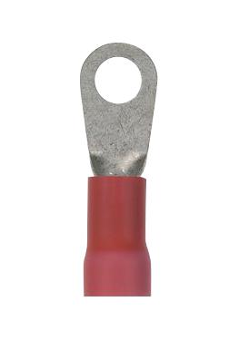 Panduit Pv8-38R-Ty Terminal, Ring Tongue, 3/8, 8Awg, Red