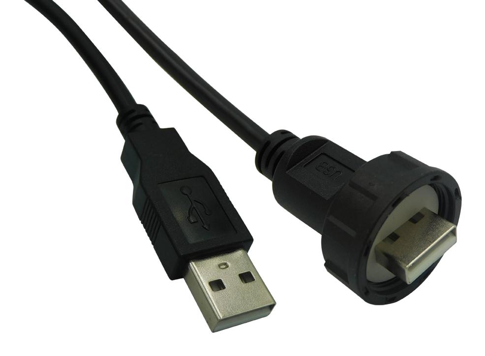 Stewart Connector 67U2Ac-006-K Usb Cable, 2.0 A Plug-A Plug, 1.83M