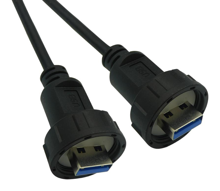 Stewart Connector 67U3Aa-006-K Usb Cable, 3.0 A Plug-A Plug, 1.83M