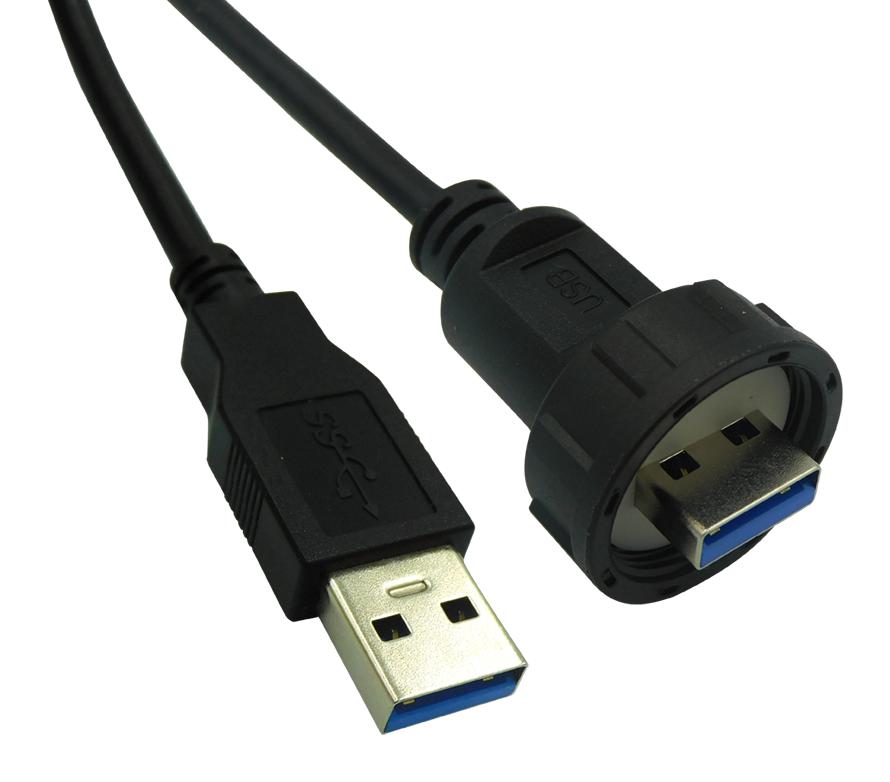 Stewart Connector 67U3Ac-006-K Usb Cable, 3.0 A Plug-A Plug, 1.83M