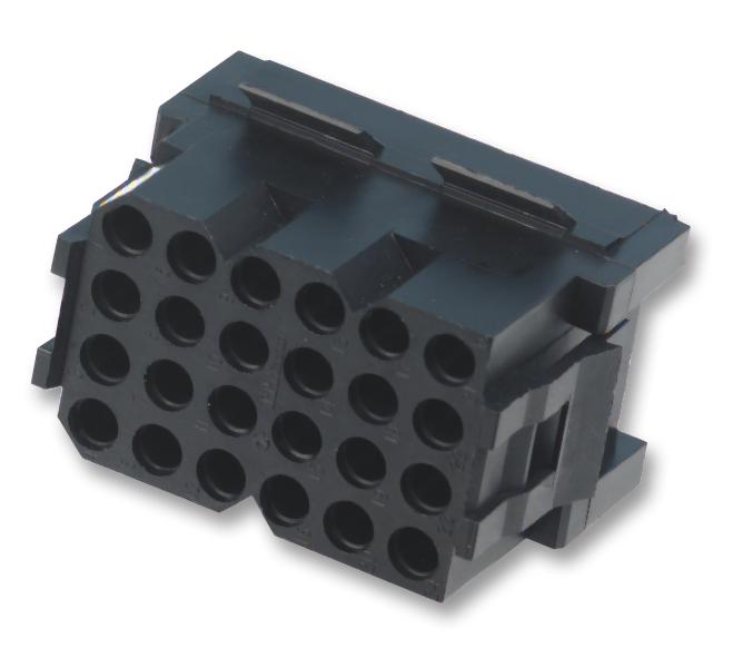 Itt Cannon 192923-6030 Rcpt Housing, 12Pos, Nylon, Black