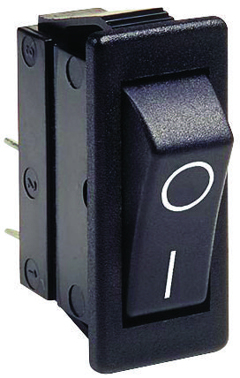 Arcolectric (Bulgin Limited) C1500Wabb Switch, Rocker, Spst, 16A, 250Vac, Black