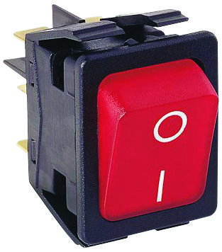 Arcolectric (Bulgin Limited) C6050Albb-1197W Switch, Rocker, Dpst, 20A, 277Vac, Black