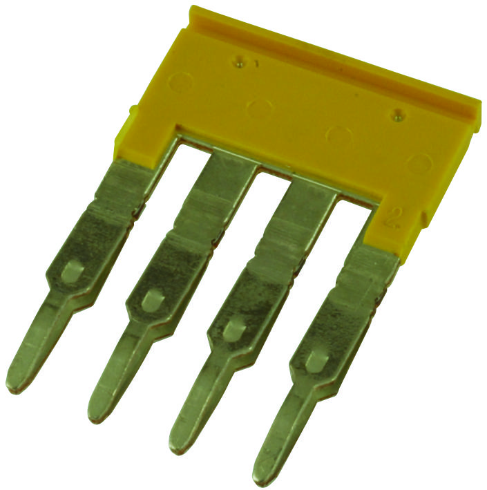 Weidmuller 1608880000. Terminal Block Jumper, 4Way, 5.1Mm