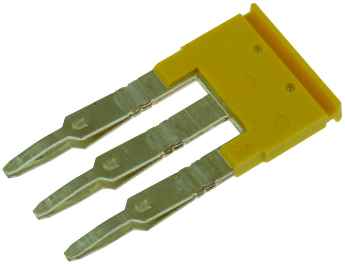 Weidmuller 1608870000 Terminal Block Jumper, 3Way, 5.1Mm