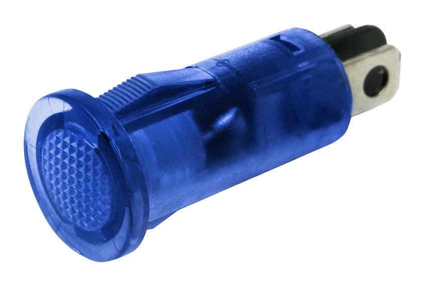 Dialight 655-1404-104F Panel Indicator, Blue, 24V, Solder