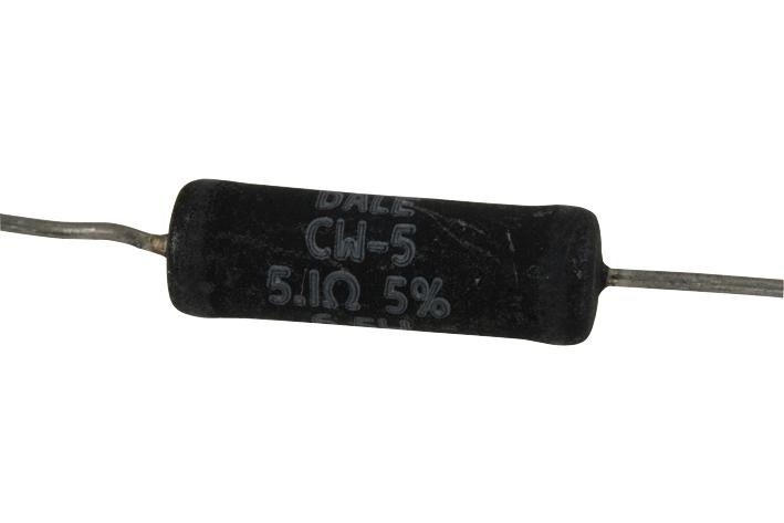 Vishay Cw0055R100Jb12 Wirewound Resistor, 5.1 Ohm, 5W, 5%