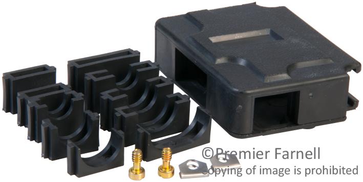 Amp - Te Connectivity 1-5207908-0 Cable Clamp Kit, Size 4, Thermoplastic