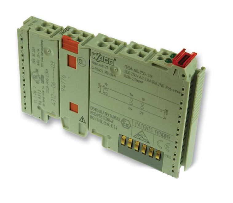 Wago 750-513 Relay O/p Module, Wago-I/o-System 750