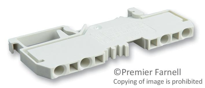 Wago 280-994 Terminal Block, Din Rail, 4 Position, 24-12Awg