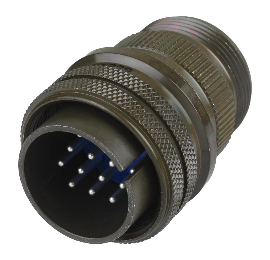 Amphenol Industrial 97-3106A-14S-1P Circular Connector Plug Size 14S, 3 Position, Cable