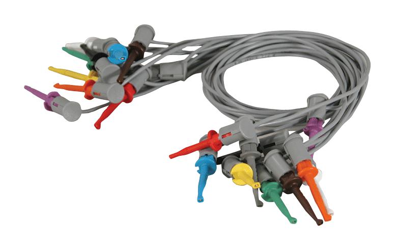 Cal Test Electronics Ct3185 Minipro Test Clip Lead Kit, 10 Pc, 500Mm