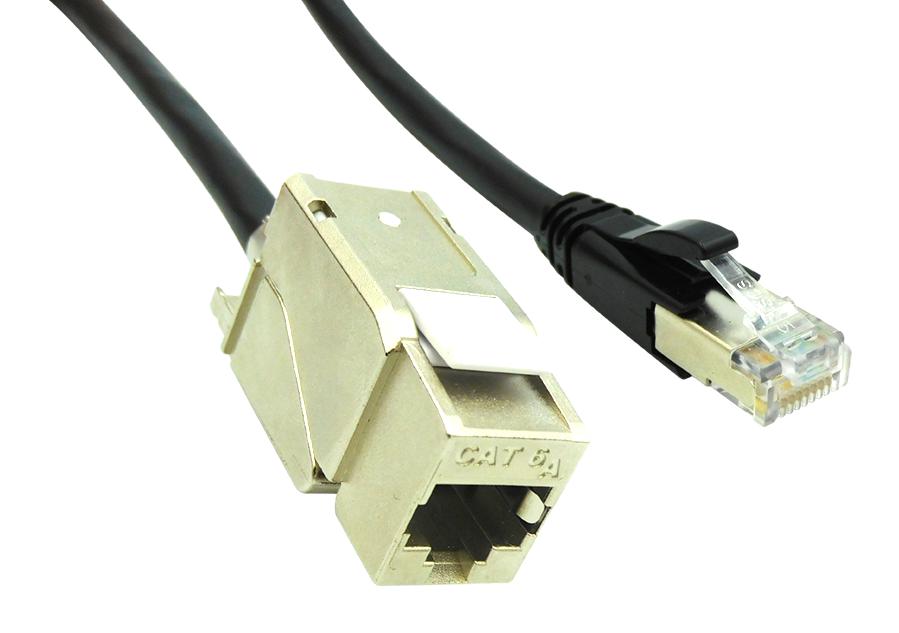 Bel Fuse Bm-1Bjpk003F Enet Cable, Cat6A, Rj45 Jack-Plug, 3Ft