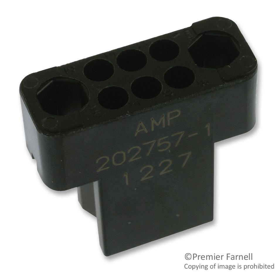 Amp - Te Connectivity 202757-1 Rectangular Housing, Receptacle, 6 Position