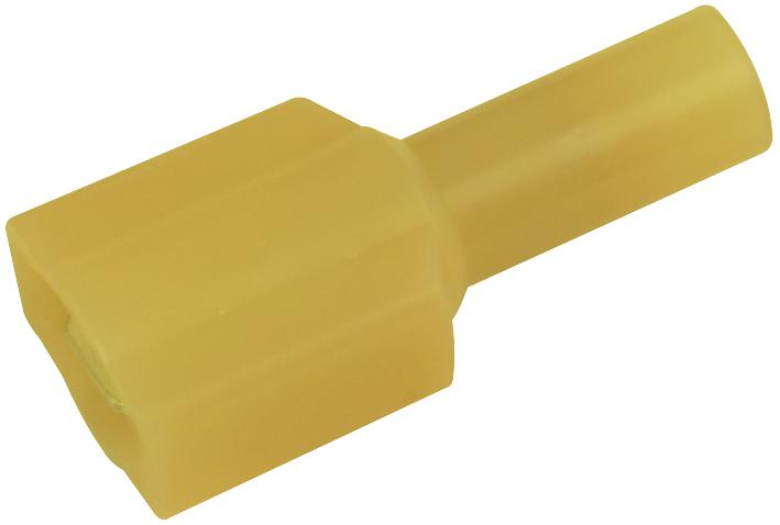 3M Mti10-250Q Terminal, Male Disconnect, 0.25, Crimp, Yellow