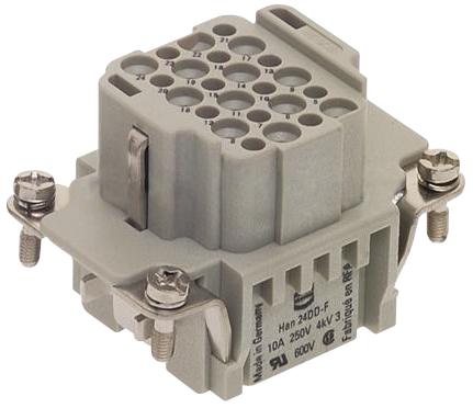 Harting 09160243101 Han Module, Receptacle, 24Way, Crimp