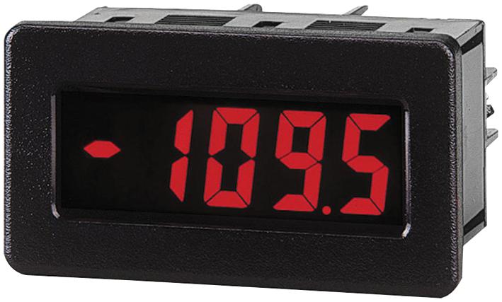 Red Lion Controls Cub4V020 Dc Voltage Meter, 9-28Vdc