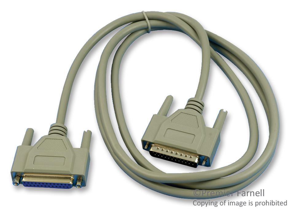 Multicomp Mc004152 Computer Cable, Db25 Plug-Db25 Rcpt, 6Ft