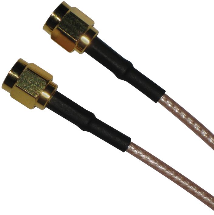 Amphenol Rf 135101-03-12.00 Coaxial Cable Assembly, Rg-316, 12In, Black