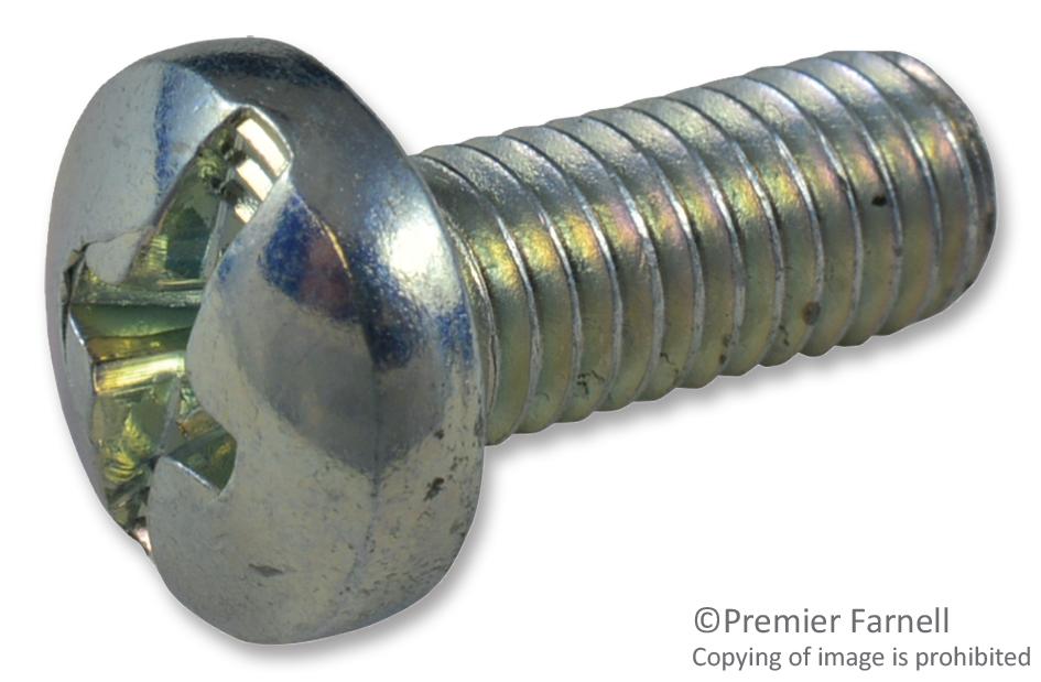 Hammond 1421D Pan Head Screw, #10-32, 25 Pack