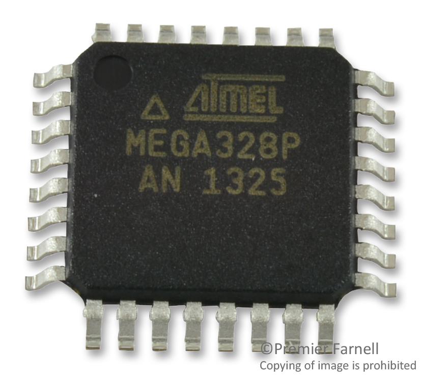 Microchip Atmega328P-Anr. Microcontroller Mcu, 8 Bit, Atmega, 20Mhz, Tqfp-32