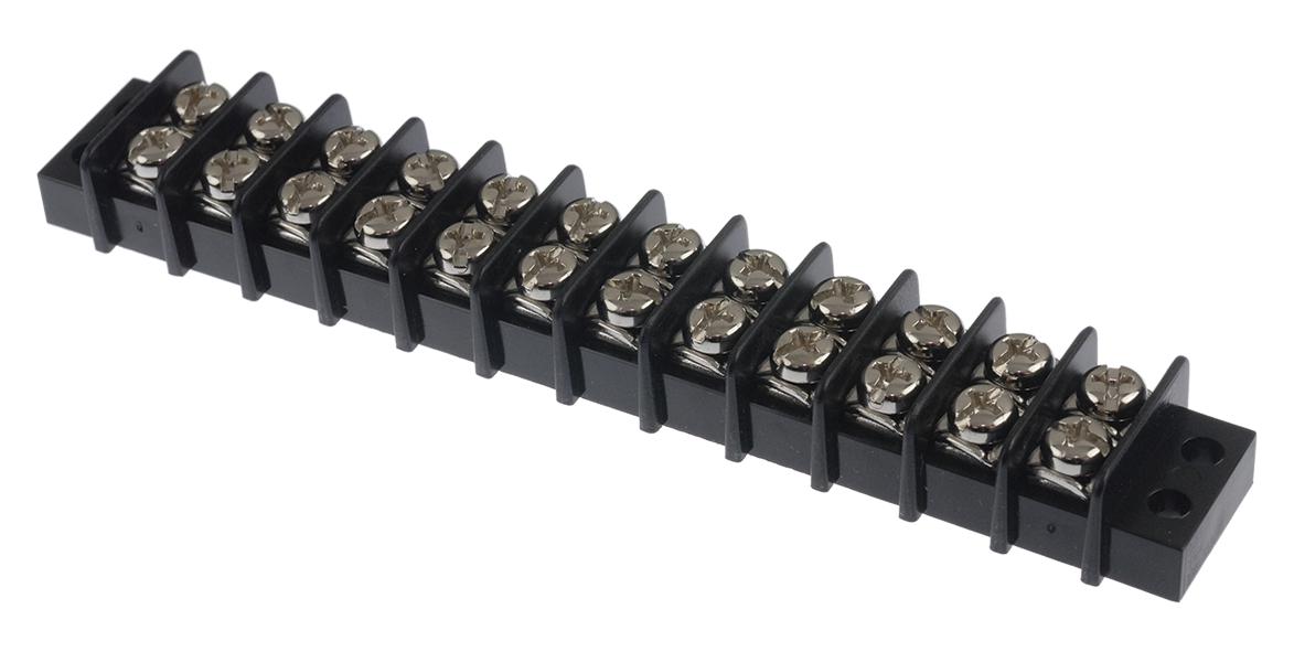 Multicomp Pro Mc24318 Terminal Block, Barrier, 12 Position, 22-14Awg