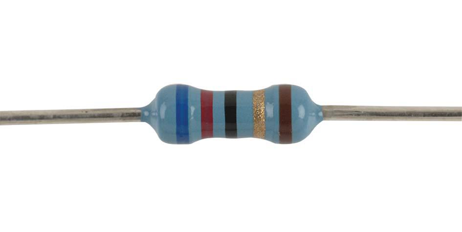 Multicomp Pro Mcmf0W4Ff620Ja50 Metal Film Resistor, 62 Ohm, 250Mw, 1%