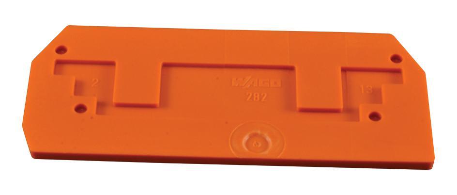 Wago 282-328. End Plate, Rail Mounted Terminal Block