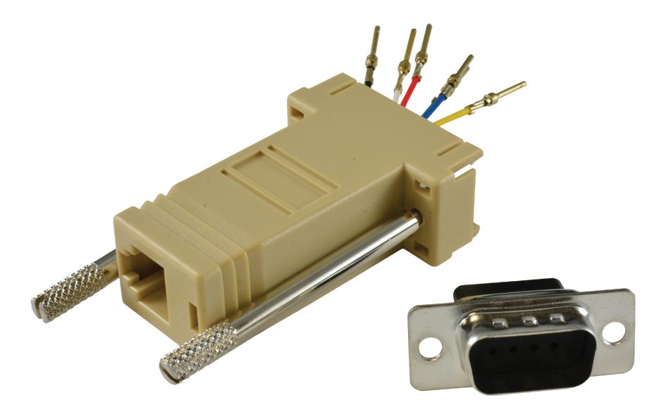 Multicomp Spc19786 Adapter, Db-9 Male Rj12