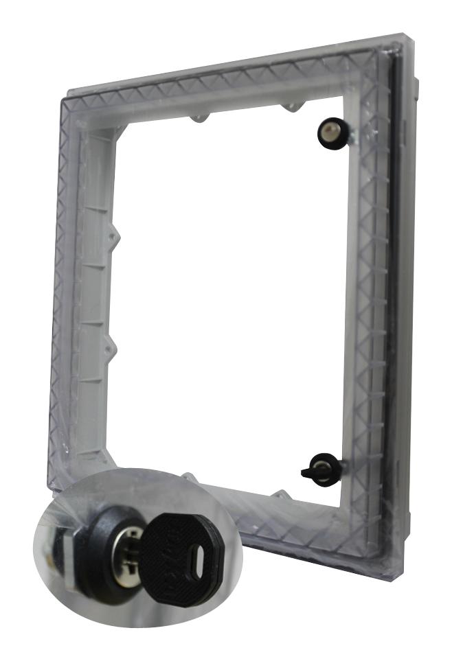 Fibox Ar Ipw 1210 K Inspection Window, 3.45X11.62In, Pc