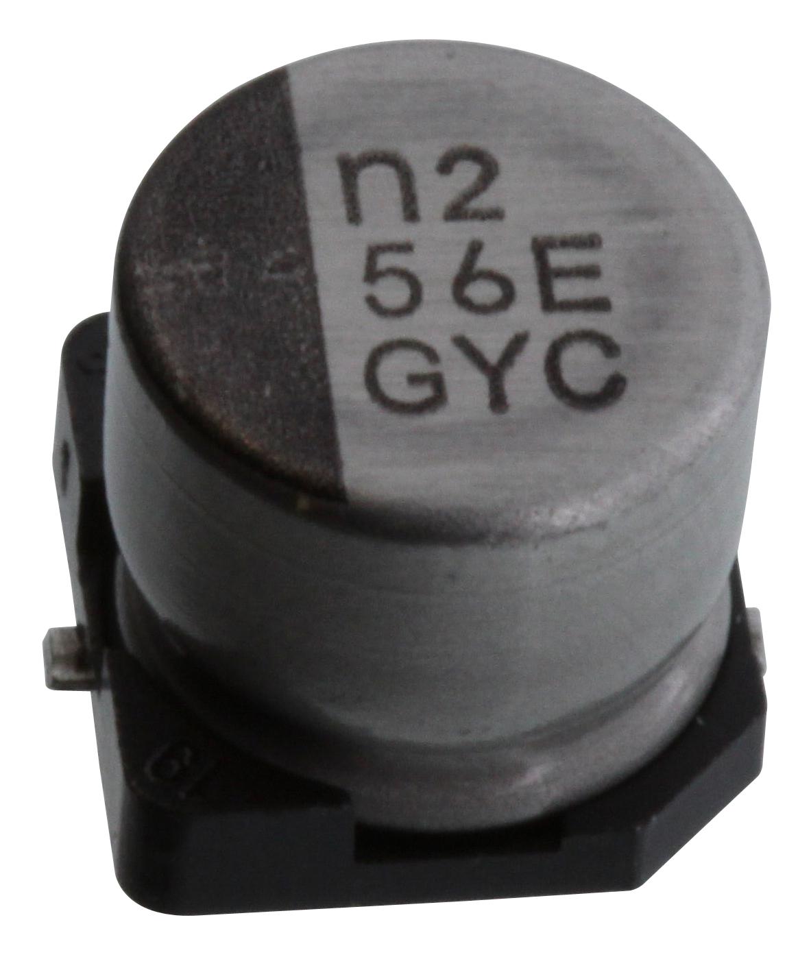 Nichicon Gyc1E560Mcq1Gs Cap, 56Uf, 25V, Alu Elec, Hybrid, Smd