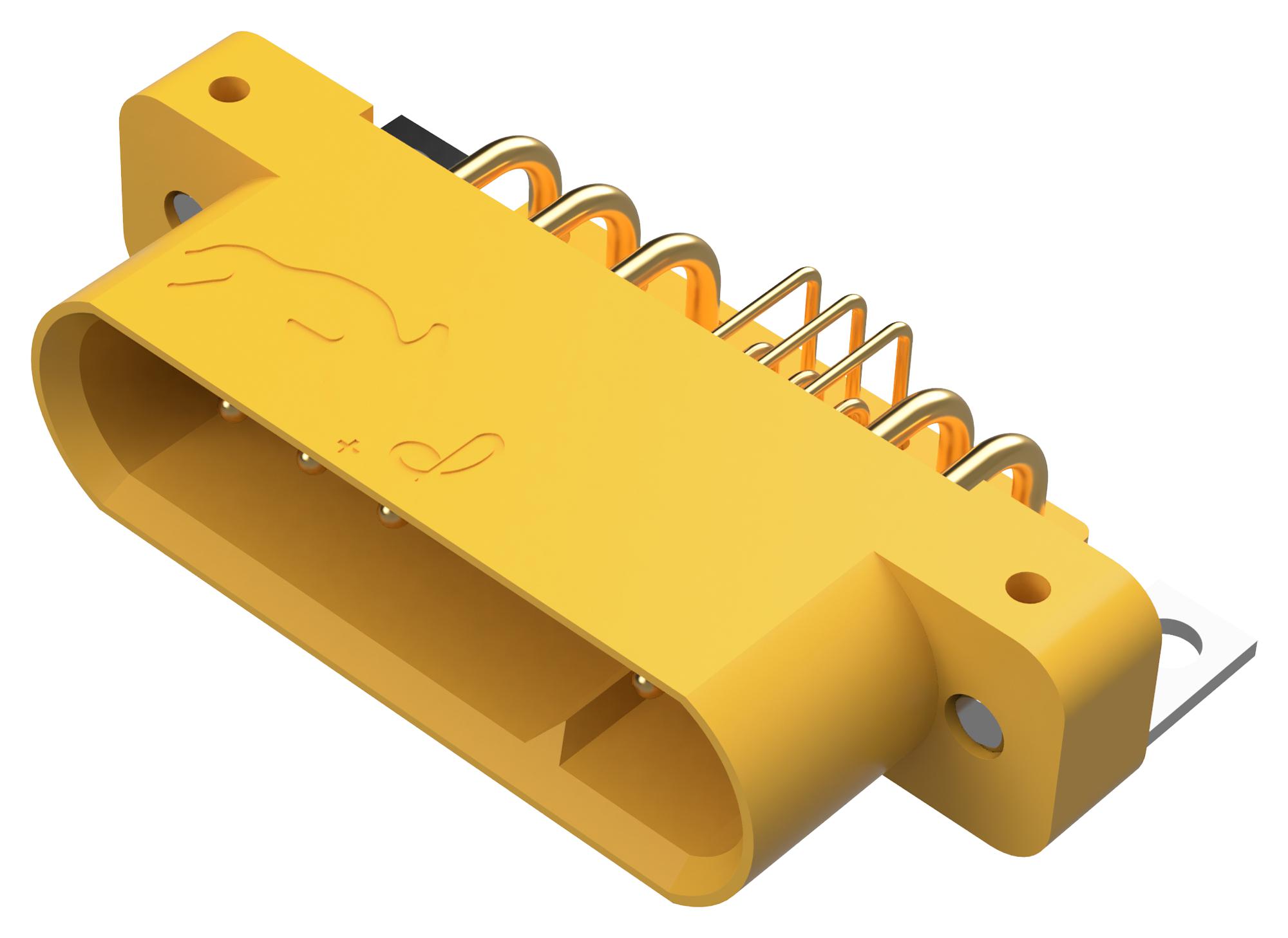 Positronic Gfsh109M4B/aa Rect Pwr Conn, R/a Plug, 19Pos, Tht