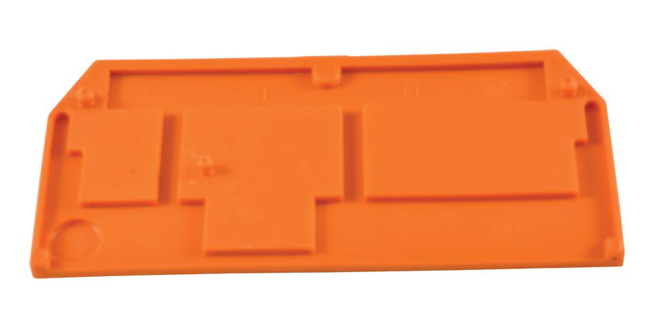 Wago 281-329. End Plate, Rail Mounted Terminal Block