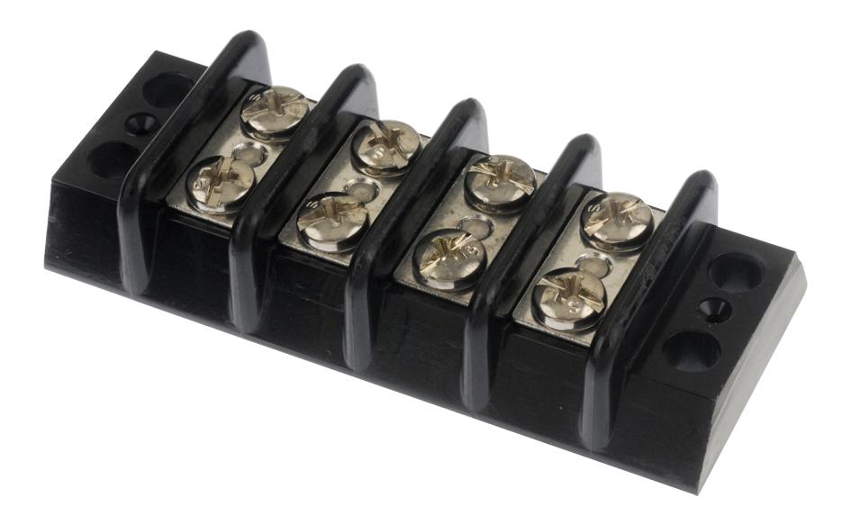 Marathon Special Products 304 Terminal Block, Barrier, 4 Position, 14-10Awg